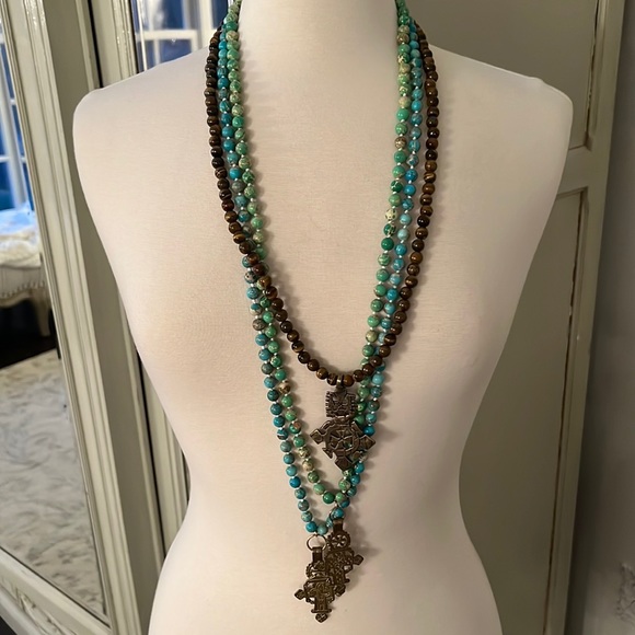 Spanish Cross Necklace Trio - Picture 5 of 5